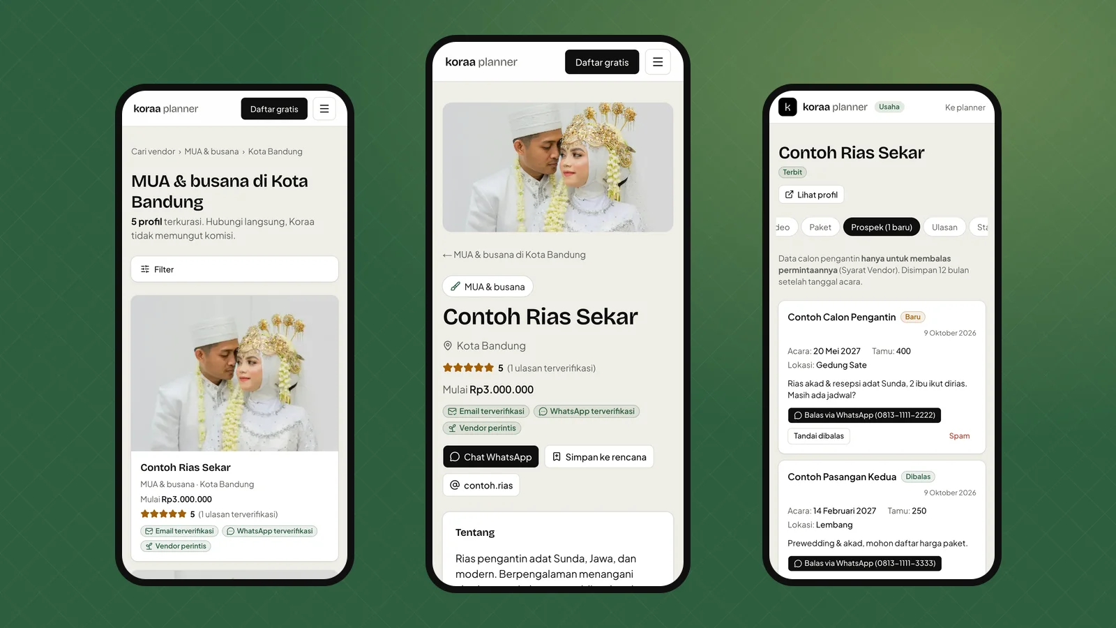 Platform Vendor Pernikahan