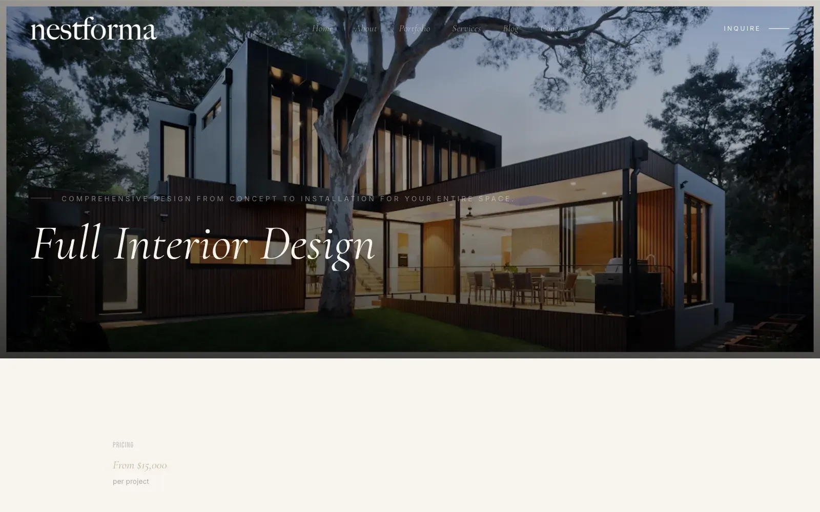 Detail layanan Full Interior Design