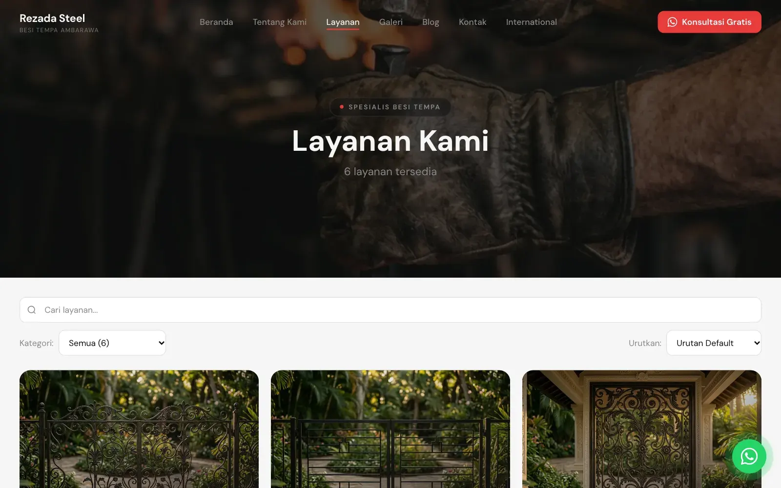 Layanan Rezada Steel